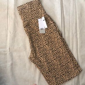 Cheetah biker shorts XS